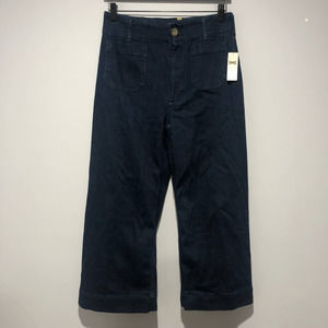 Anthropologie X Maeve The Colette Cropped Wide Leg Jeans